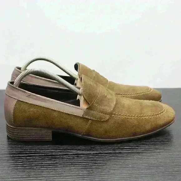 Robert Wayne Brown Suede Leather Men’s Loafers main image 10